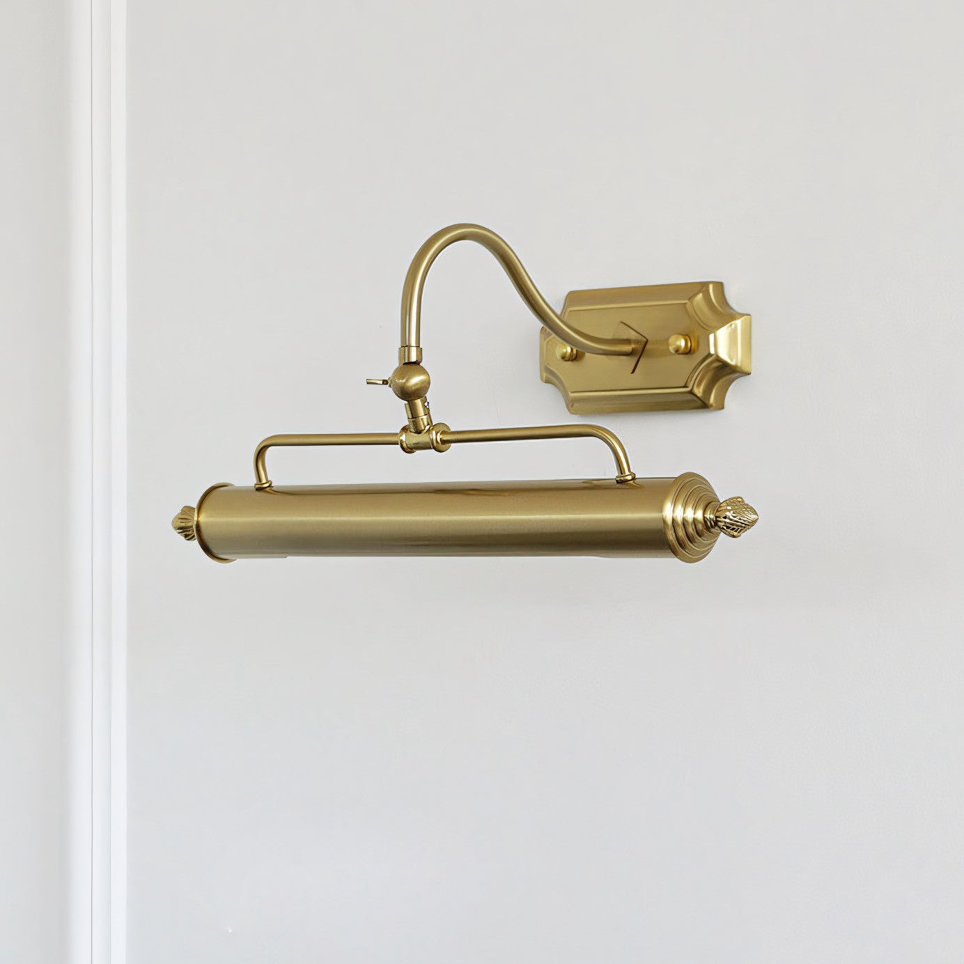 Vellichor Wandlamp met Verstelbare Arm - Zwanenhals Leeslamp voor Schilderijen en Spiegels - Industriële Wandverlichting | Sansoti
