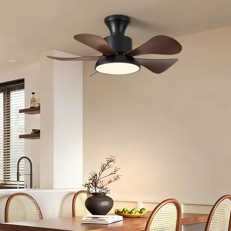 Archer Plafondventilator met Verlichting 70cm Ø | 6-Snelheden Afstandsbediening DC Motor | Sansoti
