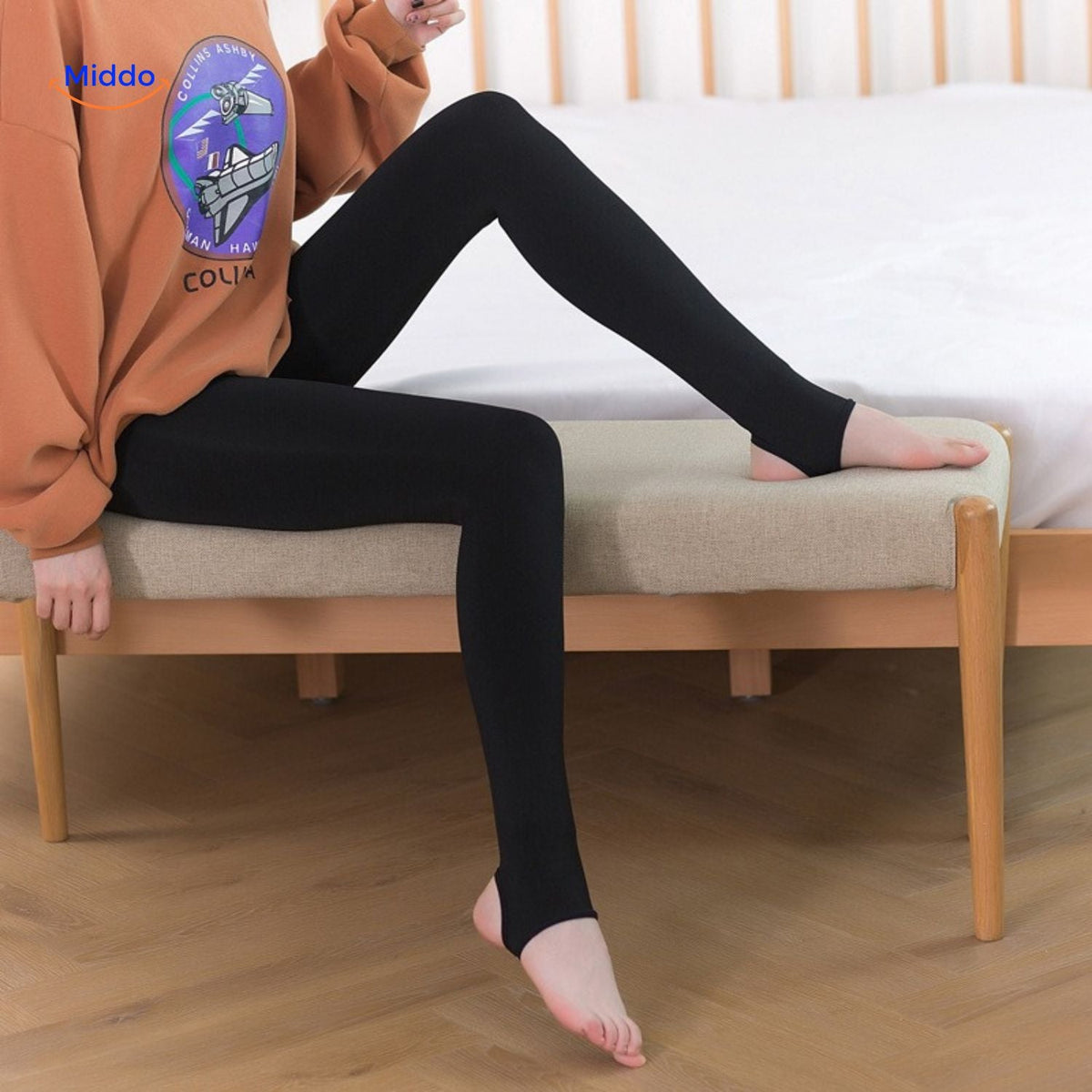 Thermische Panty Fleece Extra Dikke Wintermaillot Beenverwarming Dames Huidkleur Zwart Warm Comfort Elastisch | Sansoti