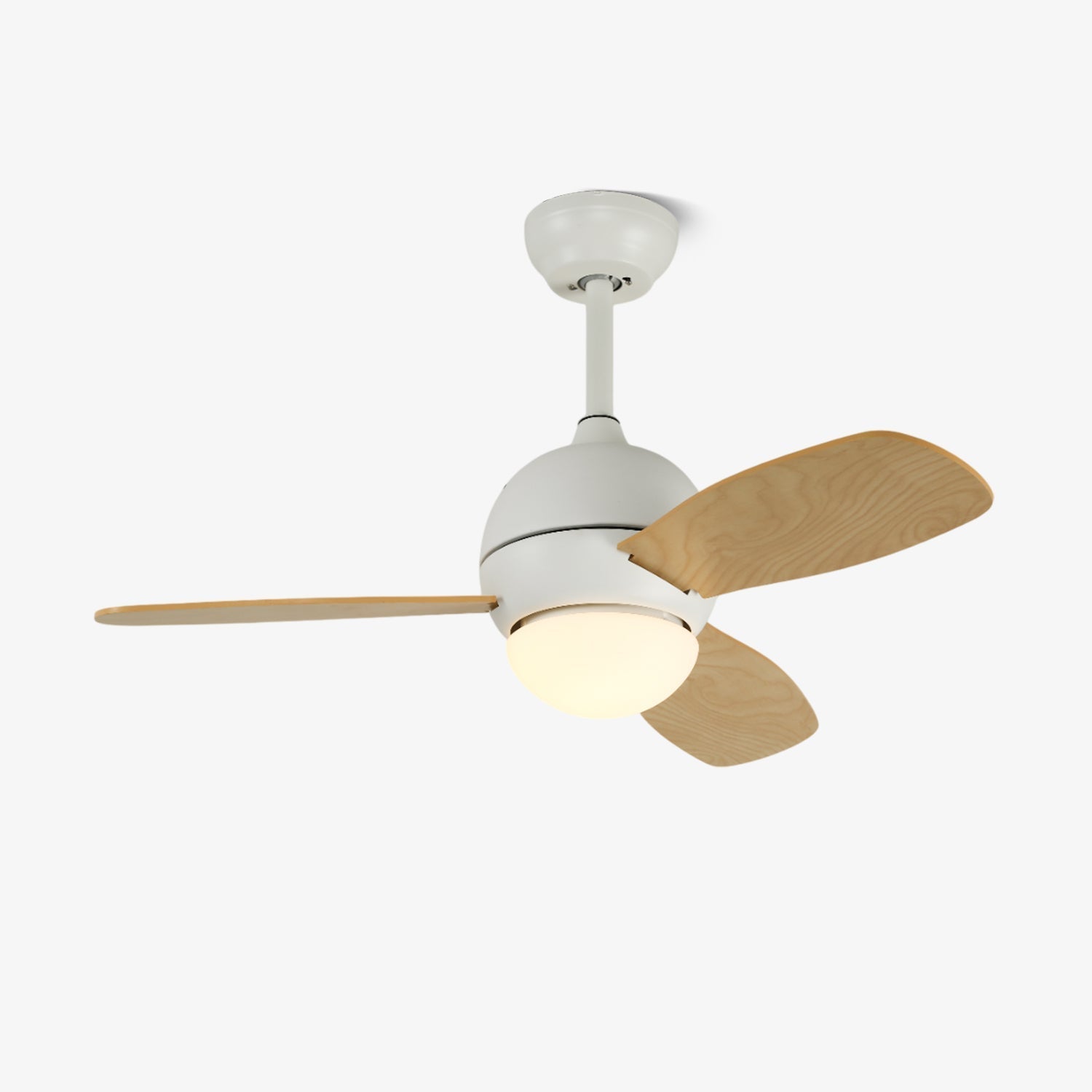 Plafondventilator met Verlichting Minimalistische Stijl 3 Bladen | Sansoti