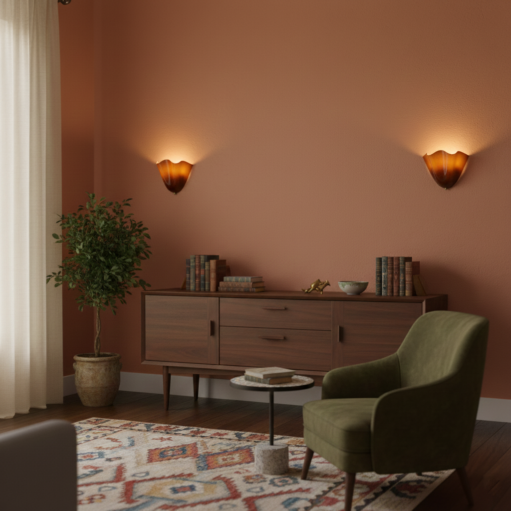 Design Wandleuchte aus mundgeblasenem Glas – Skulpturale Wandbeleuchtung für modernes Interieur
