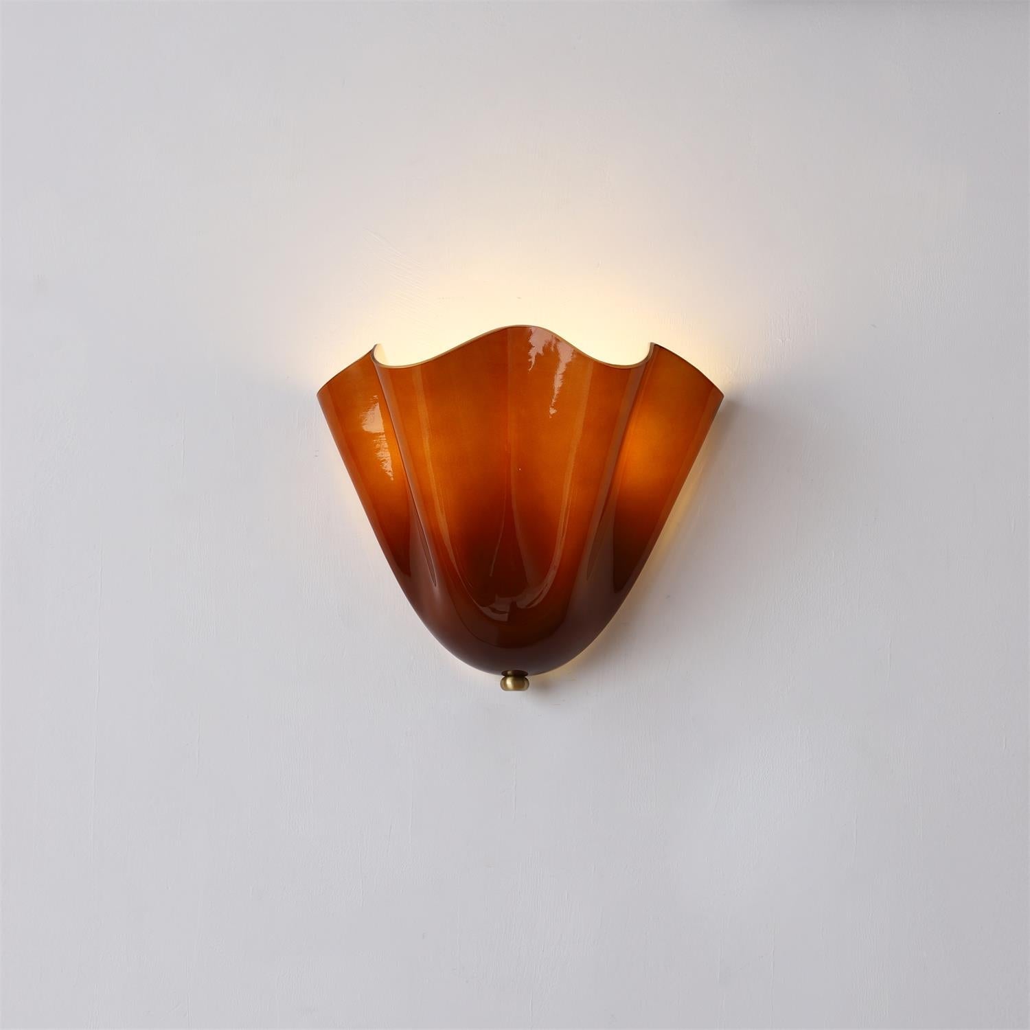 Glazen wandlamp 2x E27 glas beige badkamer hal woonkamer dimbare wandverlichting vochtbestendig | Sansoti