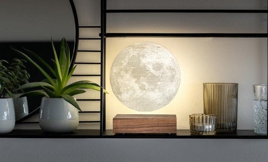 Schwebende Mondlampe mit magnetischer Levitation, LED-Nachtlicht für Schlafzimmer und Nachttisch, stimmungsvolle Beleuchtung und Dekoration | Sansoti