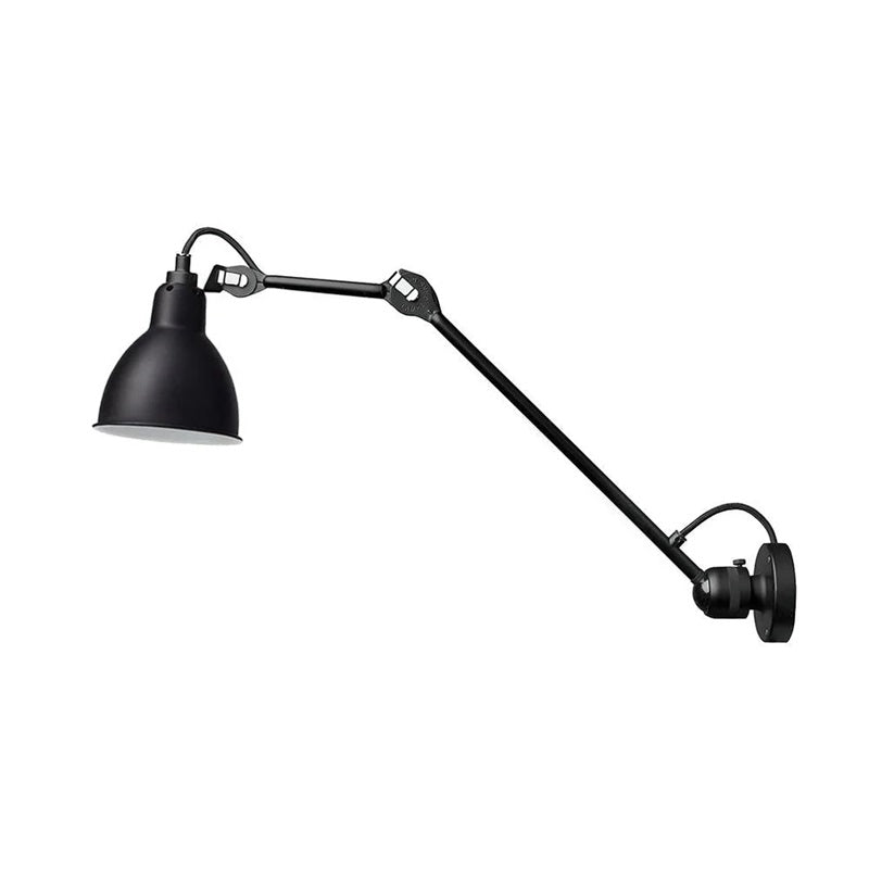 Verstelbare Wandlamp Zwart Mat 15cm Breedte Met Scharnierende Arm Voor Leeshoek Kantoor Werklamp Modern Design | Sansoti