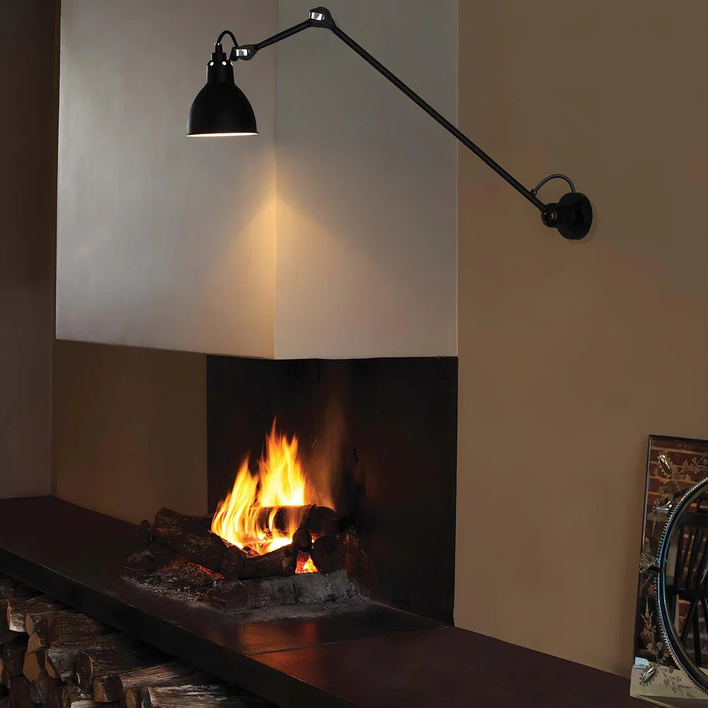 Verstelbare Wandlamp Zwart Mat 15cm Breedte Met Scharnierende Arm Voor Leeshoek Kantoor Werklamp Modern Design | Sansoti