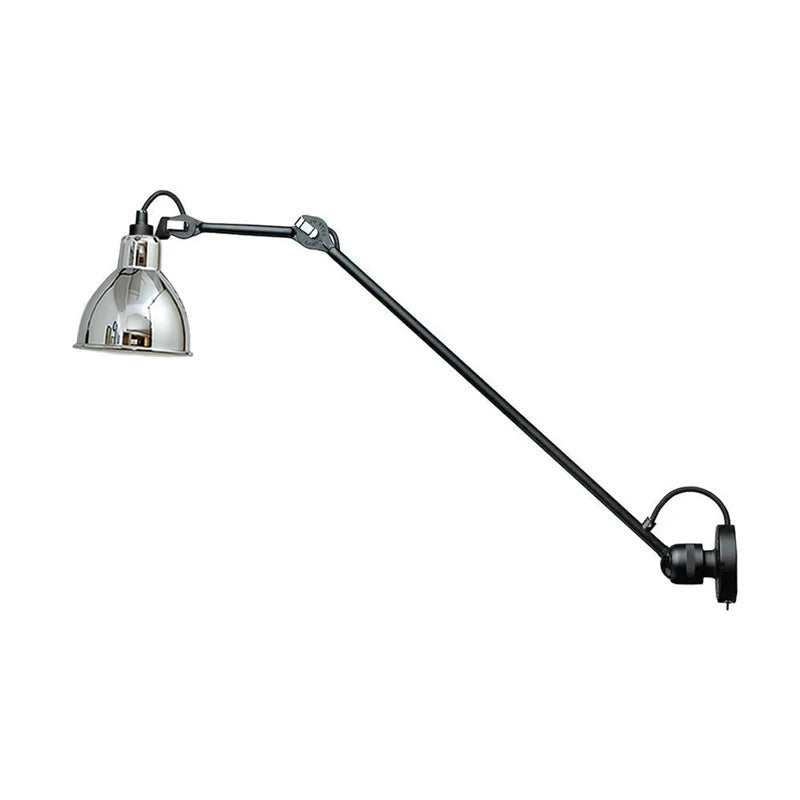 Verstelbare Wandlamp Zwart Mat 15cm Breedte Met Scharnierende Arm Voor Leeshoek Kantoor Werklamp Modern Design | Sansoti