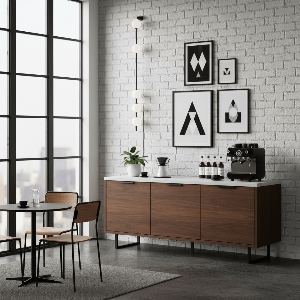 Verticale Glazen Wandlamp met Messing - Design Verlichting voor Gang & Entree | Sansoti