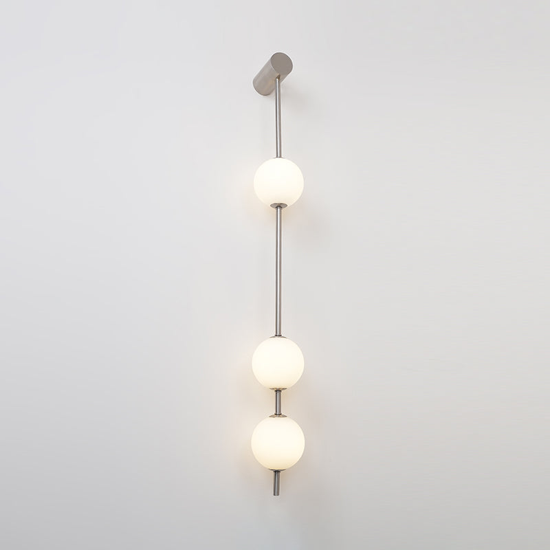 Verticale Glazen Wandlamp met Messing - Design Verlichting voor Gang & Entree | Sansoti