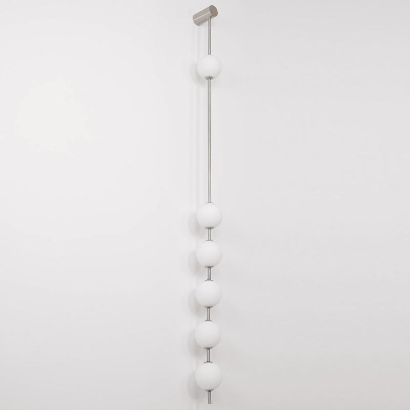 Verticale Glazen Wandlamp met Messing - Design Verlichting voor Gang & Entree | Sansoti