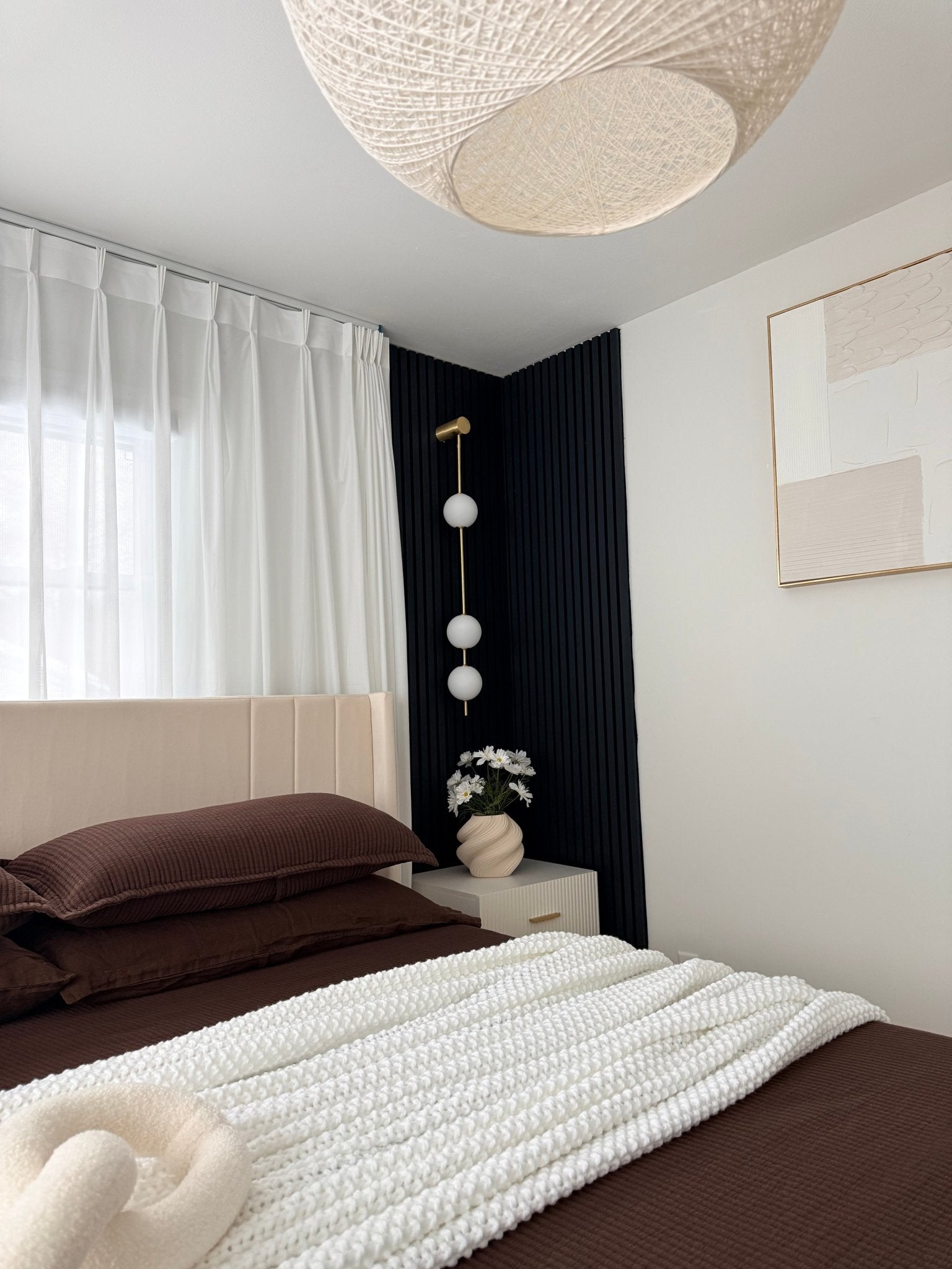 Verticale Glazen Wandlamp met Messing - Design Verlichting voor Gang & Entree | Sansoti