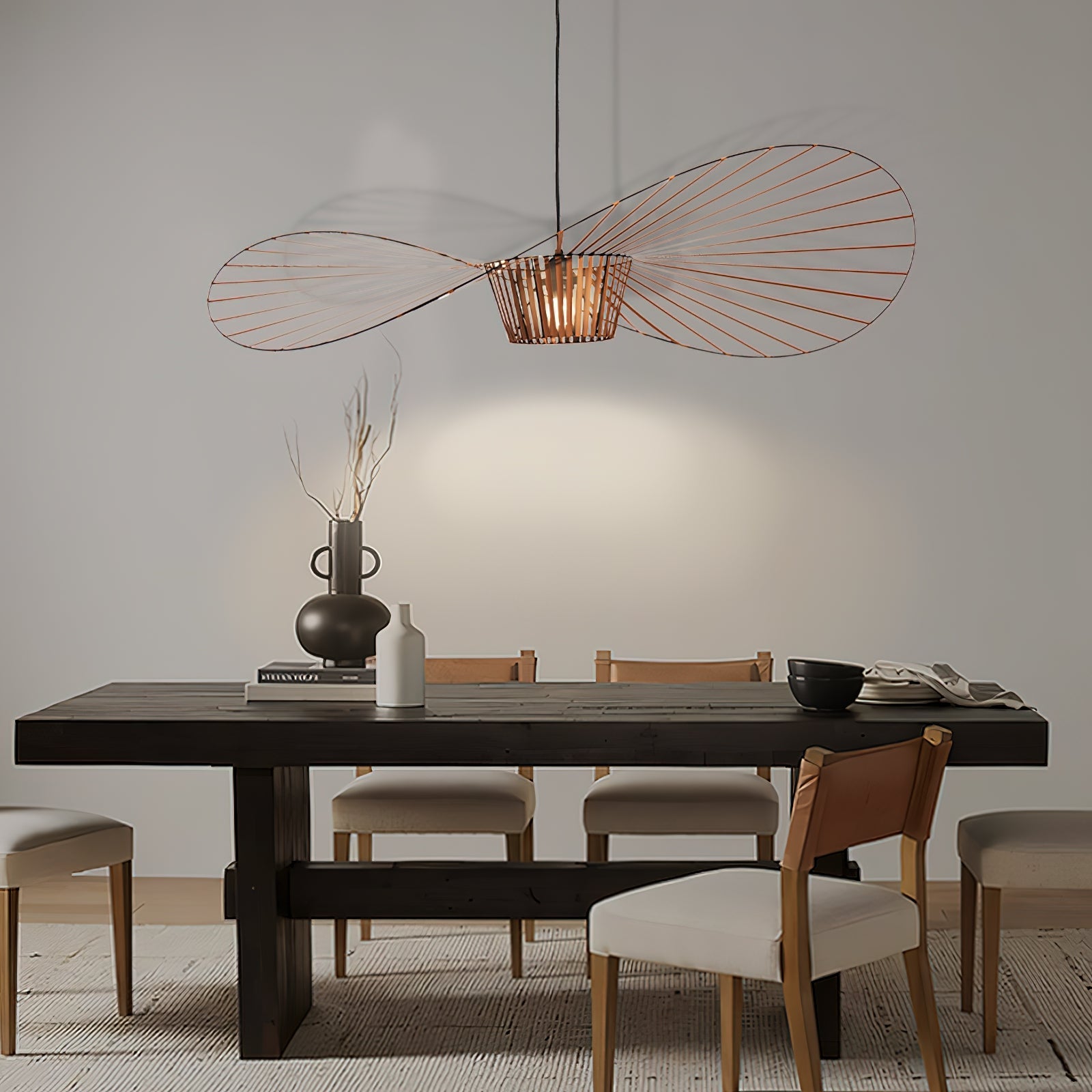 Vertigo Hanglamp Fiberglass Sculptuur met Vloeiende Silhouet Modern Design | Sansoti