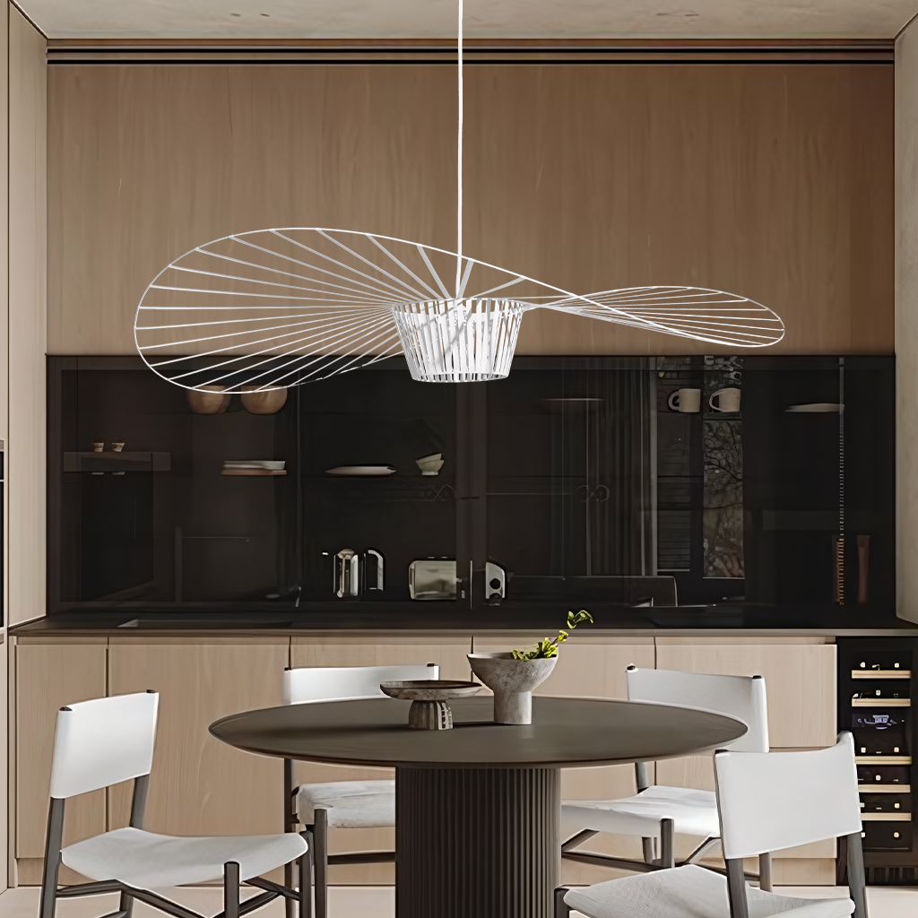 Vertigo Hanglamp Fiberglass Sculptuur met Vloeiende Silhouet Modern Design | Sansoti