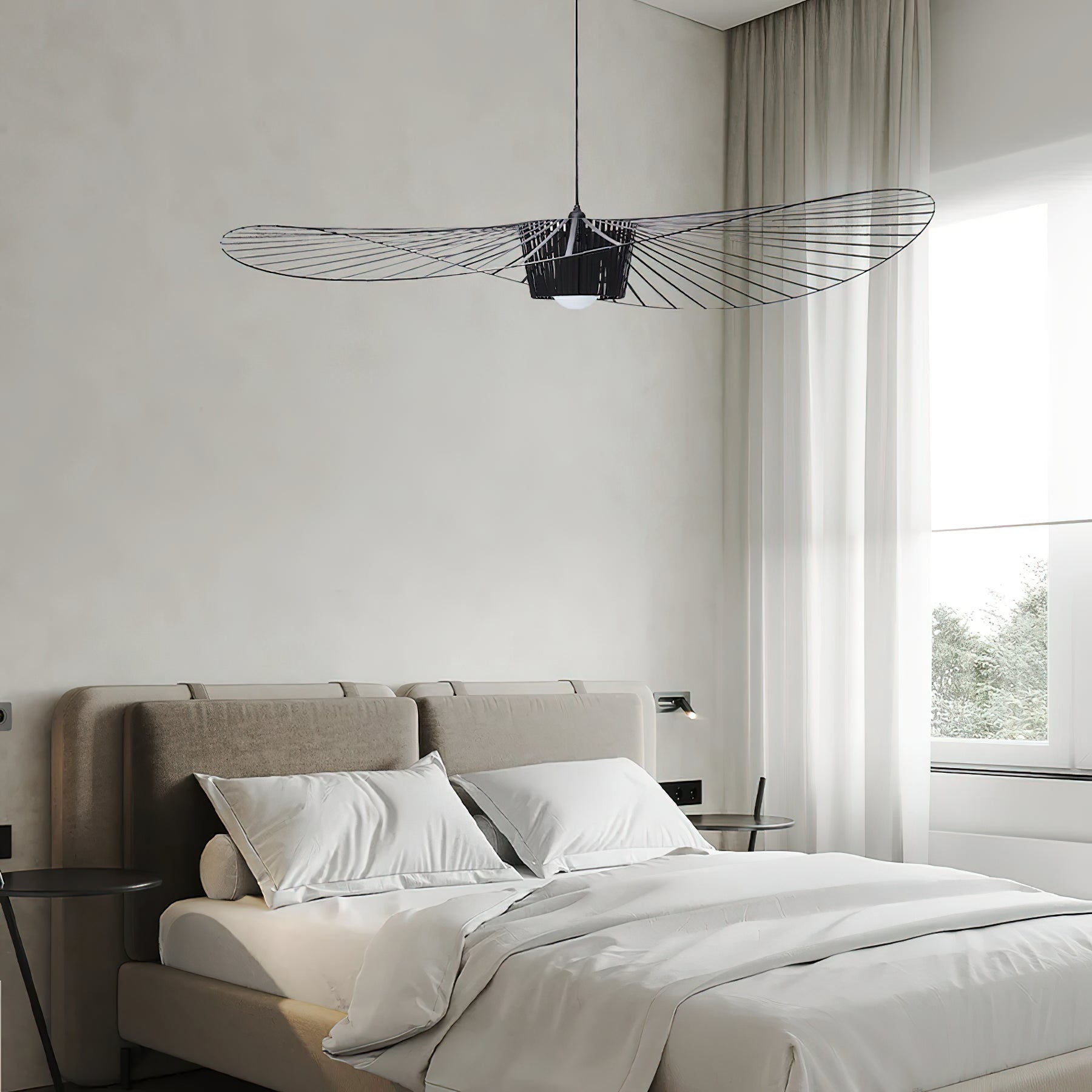 Vertigo Hanglamp Fiberglass Sculptuur met Vloeiende Silhouet Modern Design | Sansoti