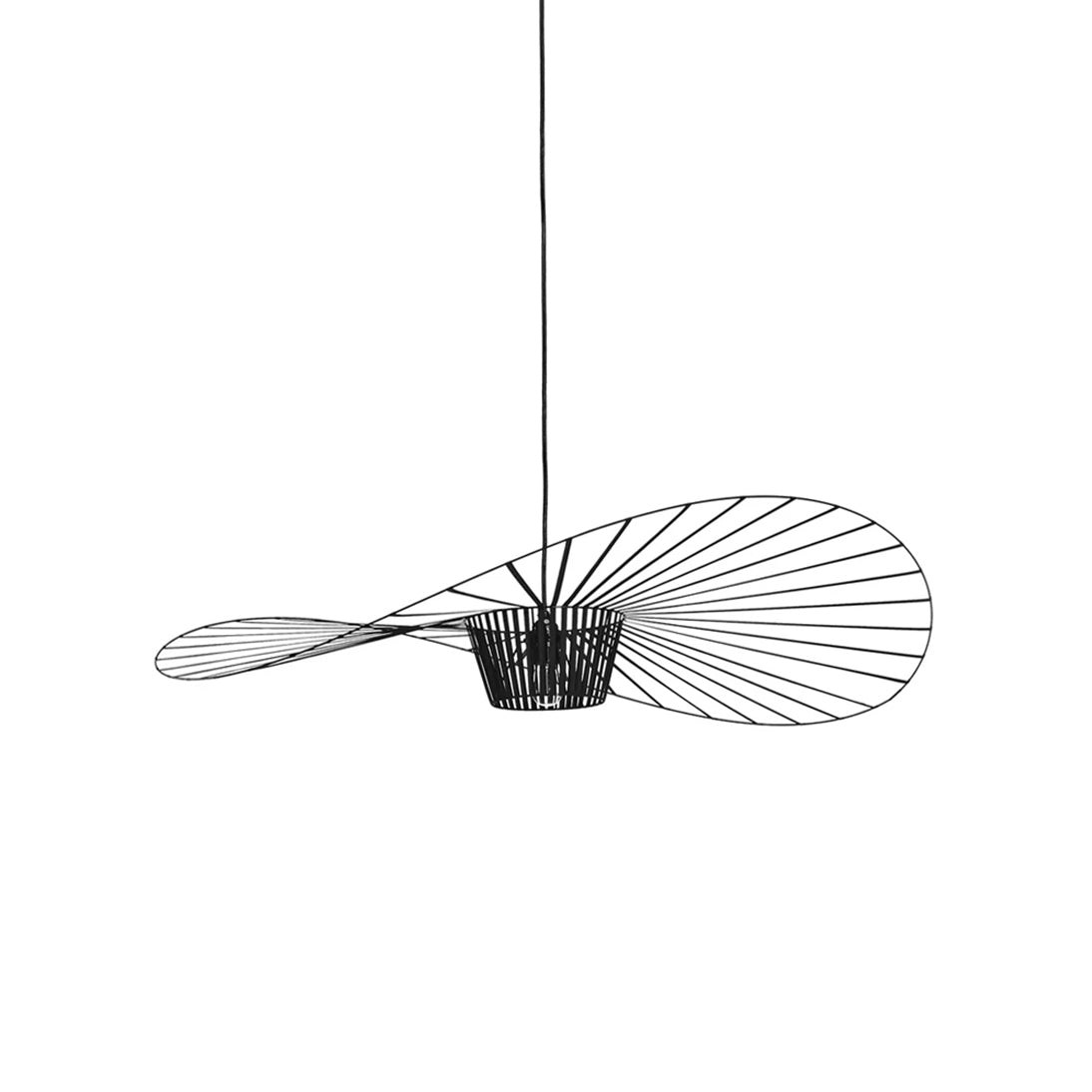 Hanglamp met Polyurethaan Ribbons – Sculptural Design Fiber Grote Zwevende Pendellamp Eetkamer – Ø80cm-Ø200cm | Sansoti