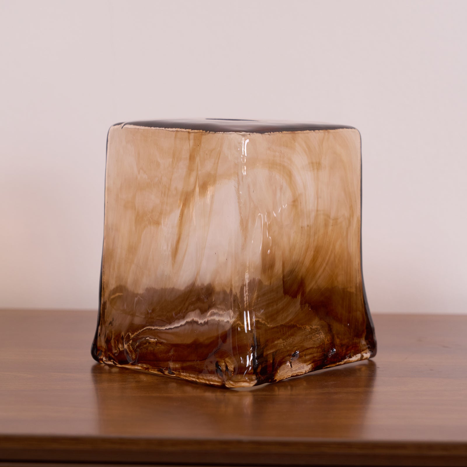 Vintage Hanglamp Messing & Amber Glas – Retro Verlichting Eetkamer Keukeneiland Bar Restaurant – E26/E27 Max 40W | Sansoti