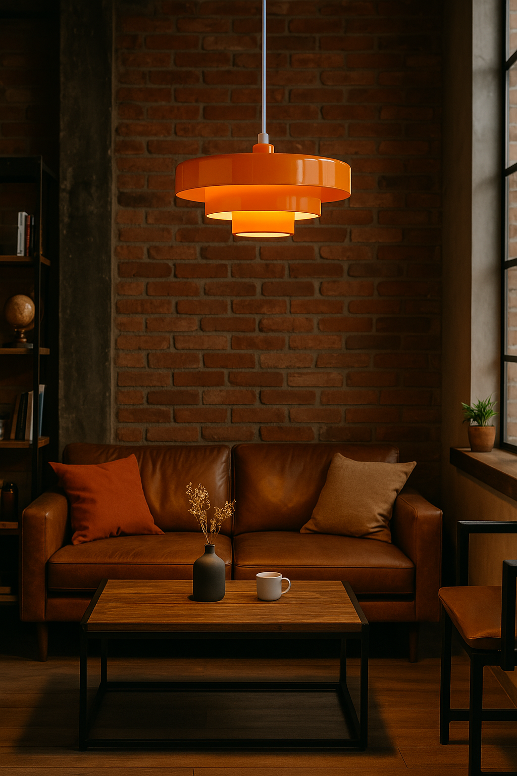 Retro Metal Pendant Lamp LED Warm White Black Bronze Vintage Kitchen Lamp Dining Room Living Room Atmospheric Light | Sansoti