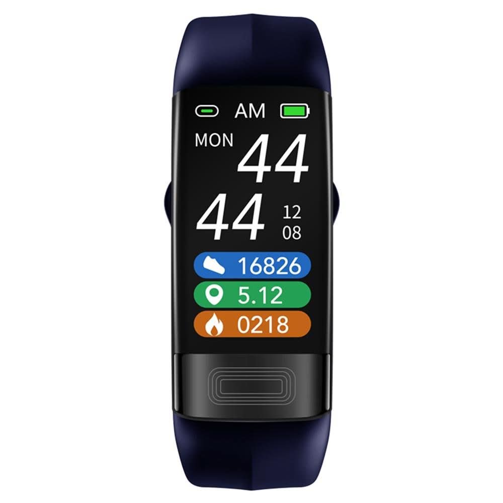 Polshorloge met Gezondheidsmeting Hartslagmeter Bloeddrukvolging Waterdicht Smartwatch Siliconen Sport Fitness | Sansoti