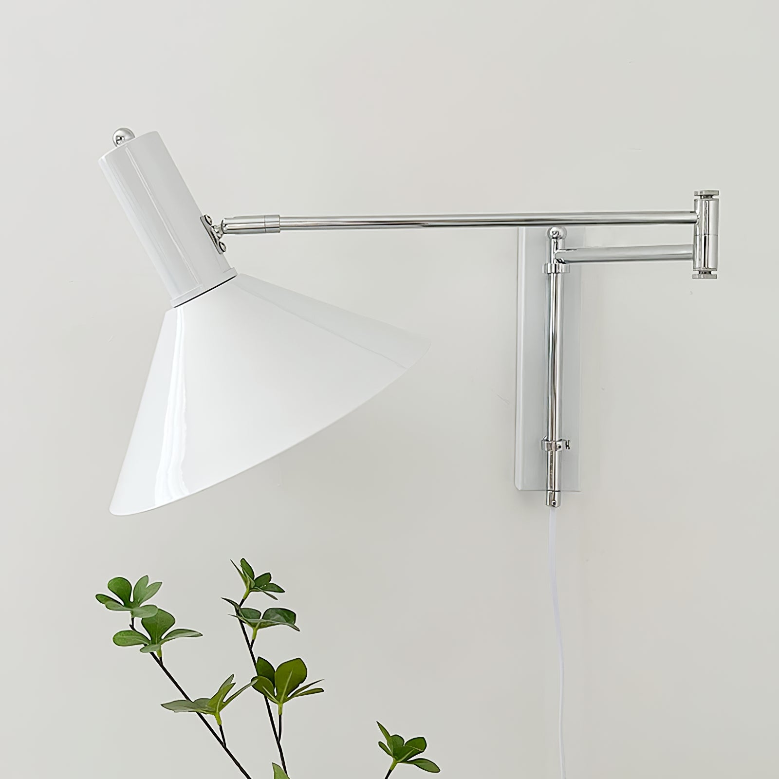 Verstelbare Metalen Wandlamp met Gelede Arm Industriële Stijl Muurverlichting Moderne Leeslamp | Sansoti