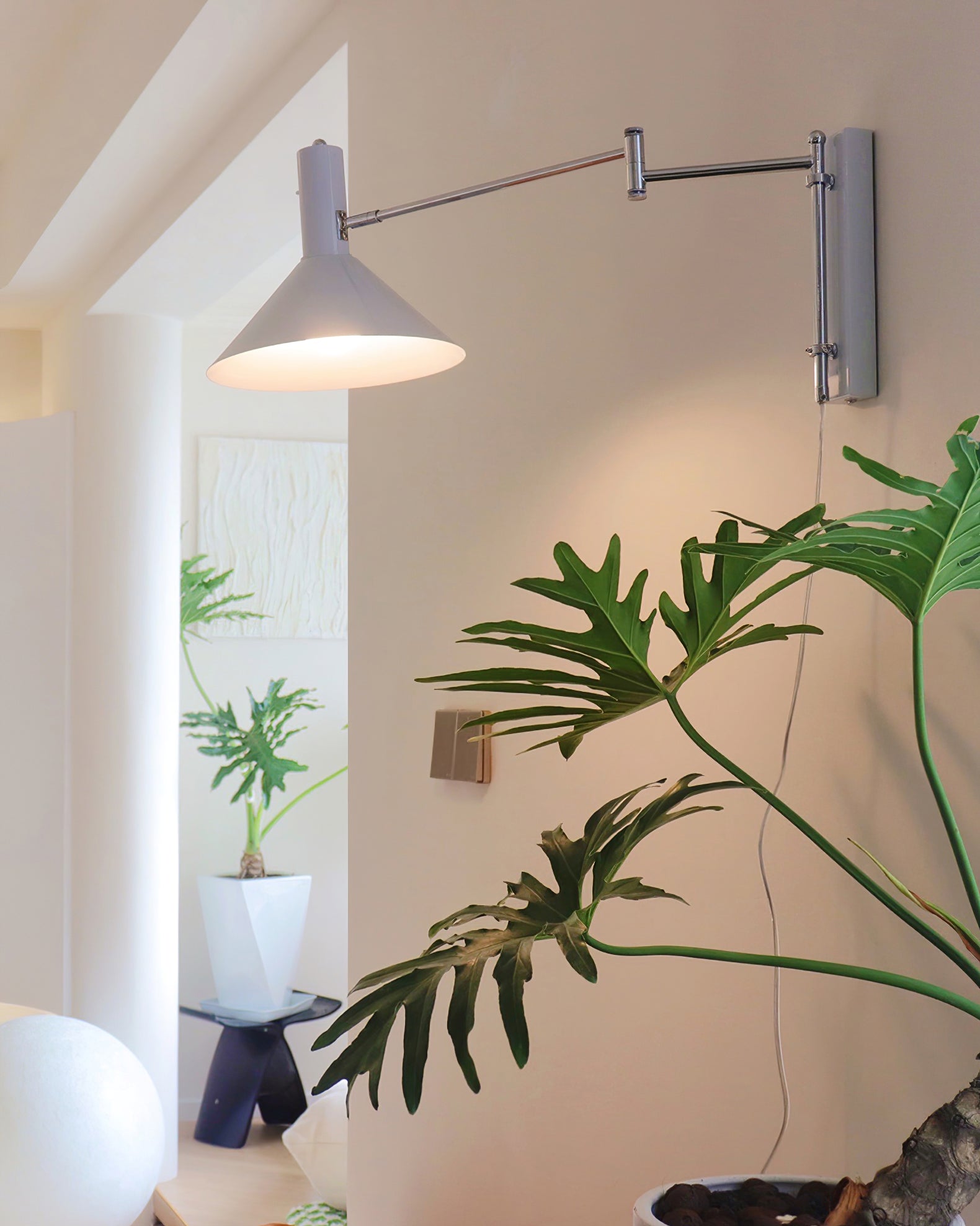 Verstelbare Metalen Wandlamp met Gelede Arm Industriële Stijl Muurverlichting Moderne Leeslamp | Sansoti
