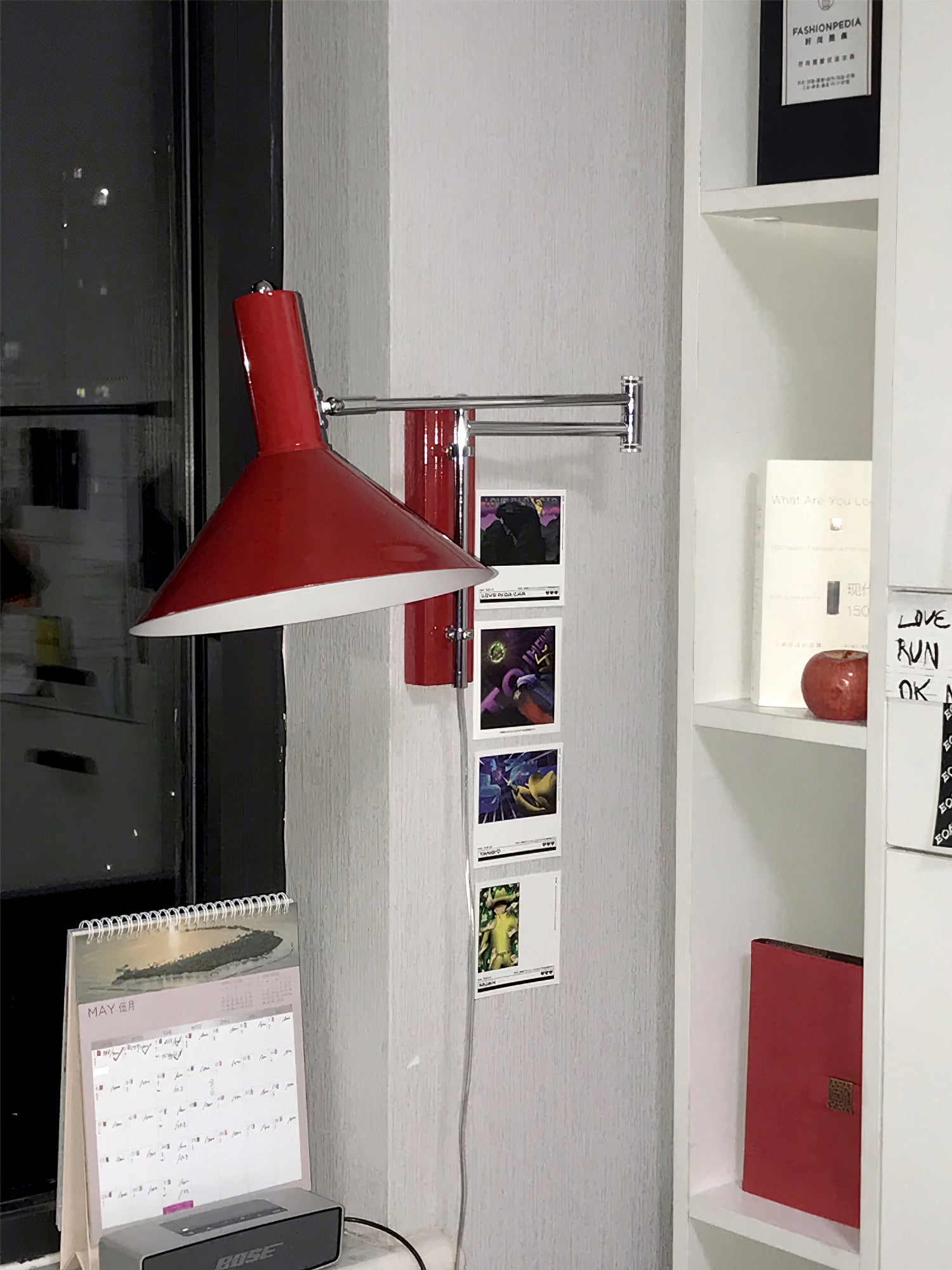 Verstelbare Metalen Wandlamp met Gelede Arm Industriële Stijl Muurverlichting Moderne Leeslamp | Sansoti