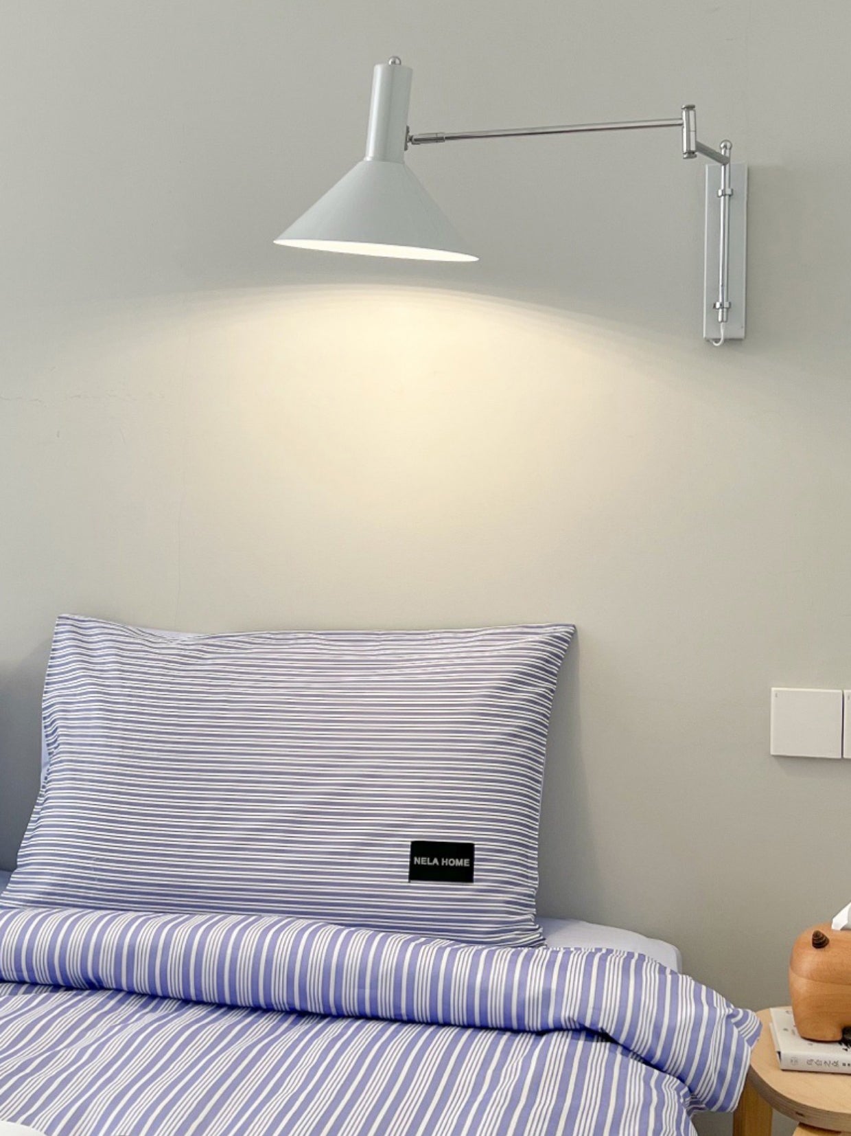 Verstelbare Metalen Wandlamp met Gelede Arm Industriële Stijl Muurverlichting Moderne Leeslamp | Sansoti
