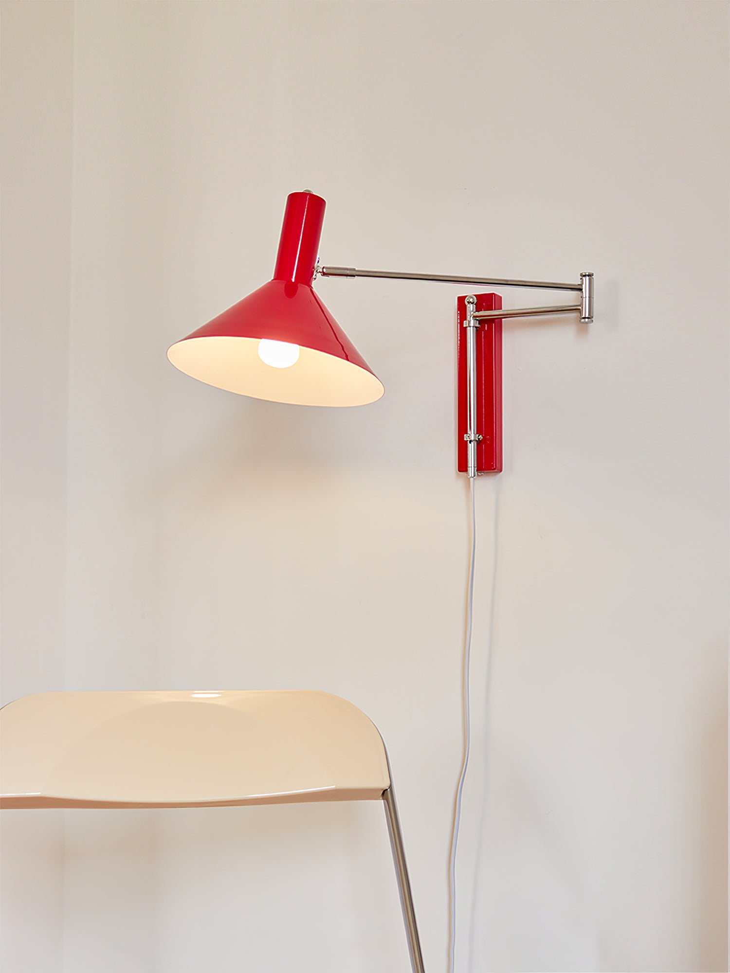 Verstelbare Metalen Wandlamp met Gelede Arm Industriële Stijl Muurverlichting Moderne Leeslamp | Sansoti