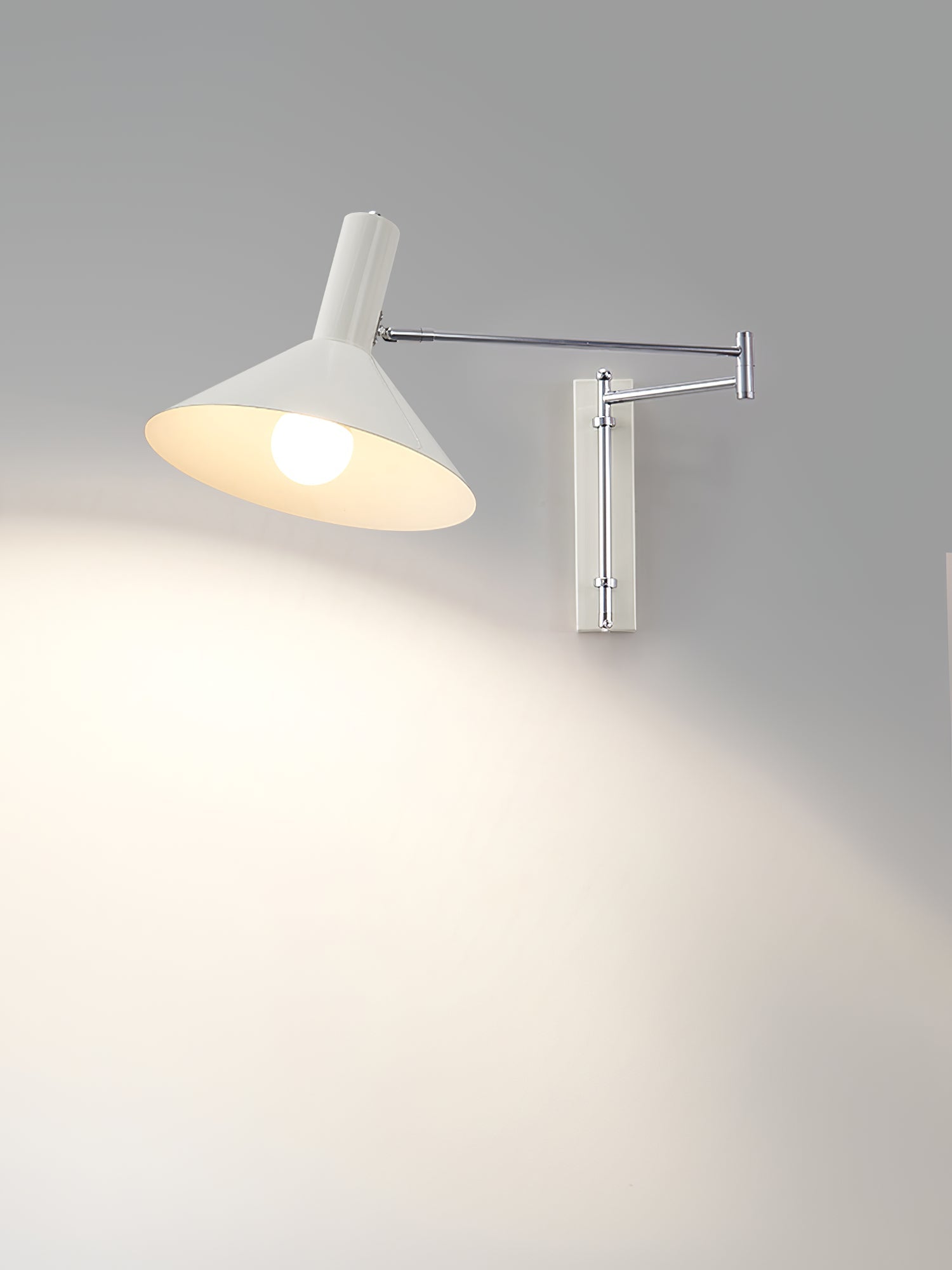 Verstelbare Metalen Wandlamp met Gelede Arm Industriële Stijl Muurverlichting Moderne Leeslamp | Sansoti