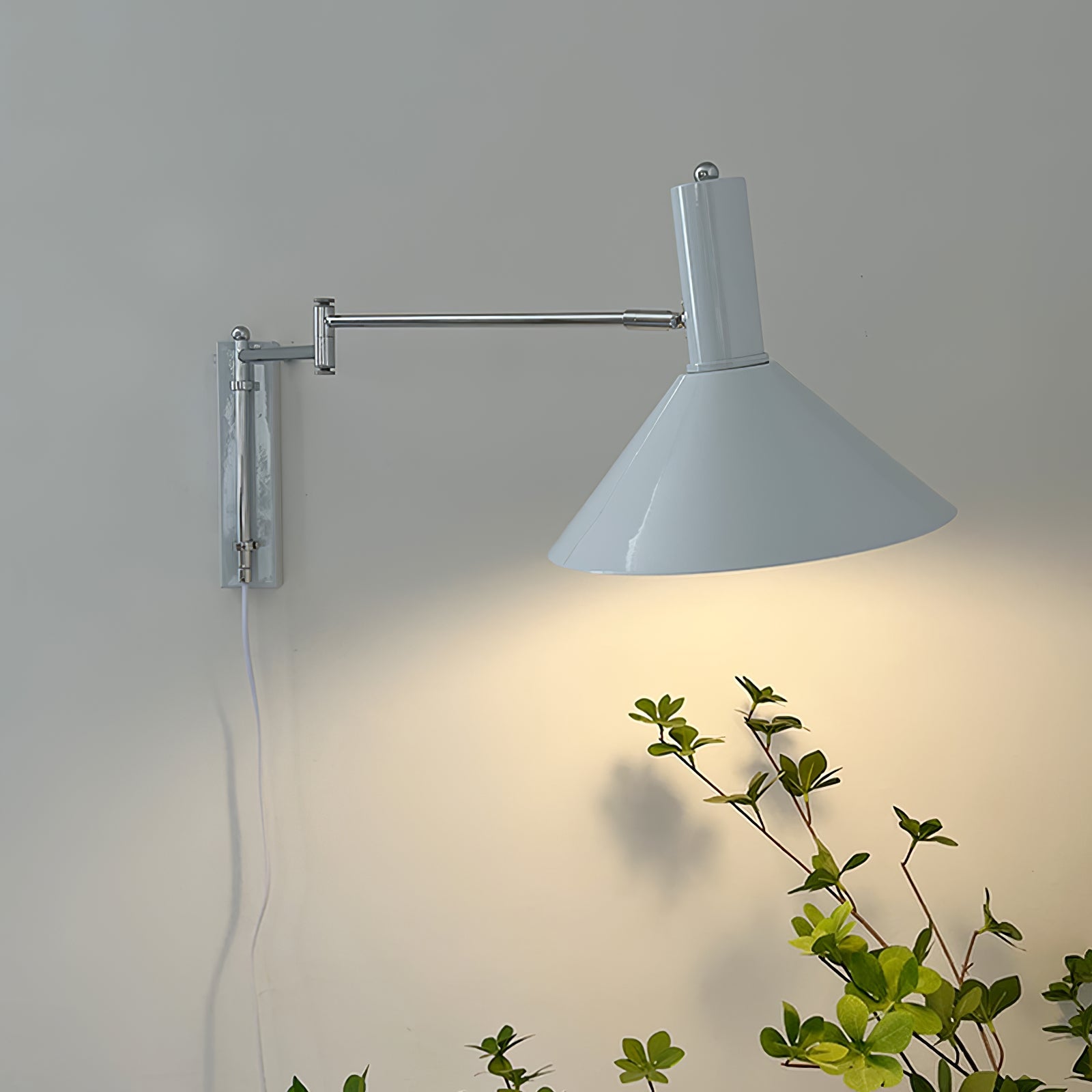 Verstelbare Metalen Wandlamp met Gelede Arm Industriële Stijl Muurverlichting Moderne Leeslamp | Sansoti