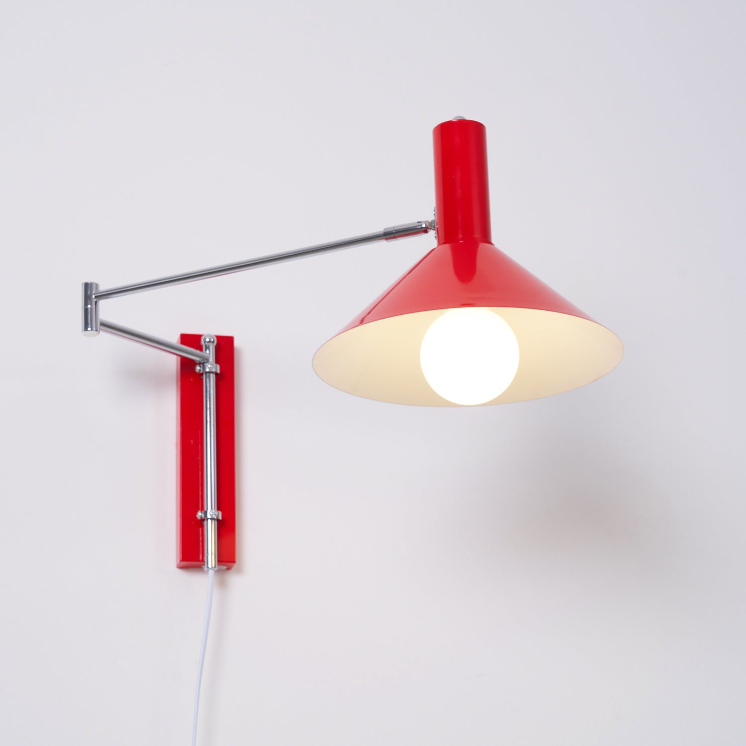 Verstelbare Metalen Wandlamp met Gelede Arm Industriële Stijl Muurverlichting Moderne Leeslamp | Sansoti