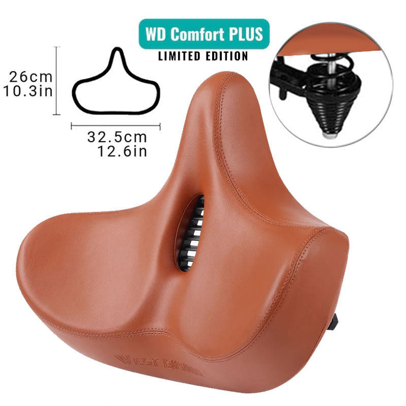 Ergonomiczne siodełko rowerowe, szerokie, oddychające, 23cm, z żelowym wypełnieniem, wygodne na długie przejażdżki, uniwersalne dopasowanie | Sansoti