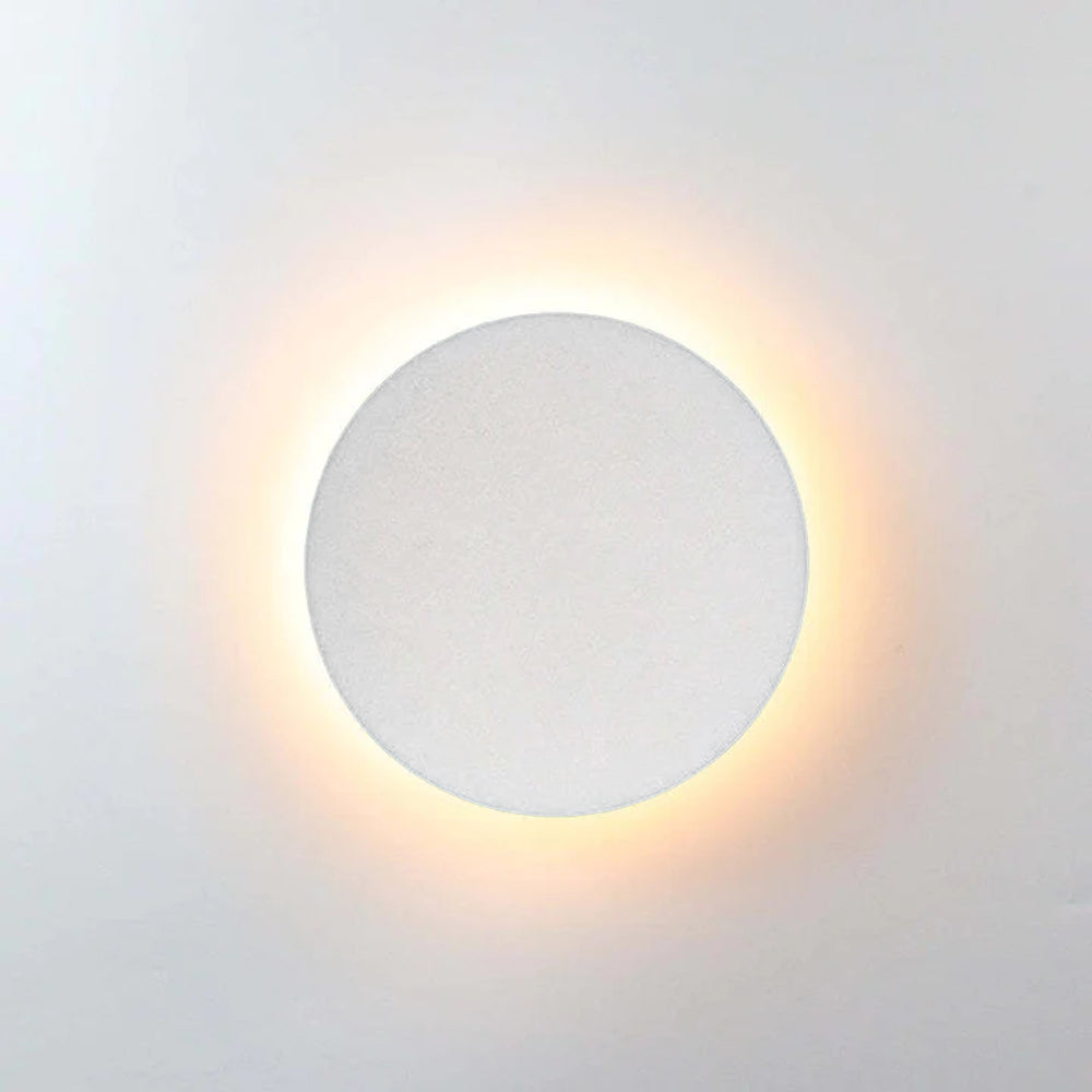 Minimalistische LED-Außenwandleuchte aus Metall, rund oder quadratisch, wasserdicht nach IP65, Gartenbeleuchtung für Flur und Terrasse | Sansoti