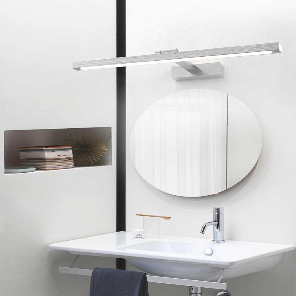 Liniowa aluminiowa lampa ścienna LED z regulacją barwy światła, nowoczesny minimalistyczny design do salonu | Sansoti