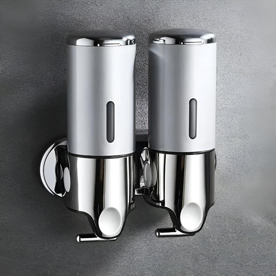 Zeeppompje Wandmontage Messing met Pompje 500ml Goud Zwart Chroom voor Badkamer Keuken Toiletruimte Stijlvol | Sansoti