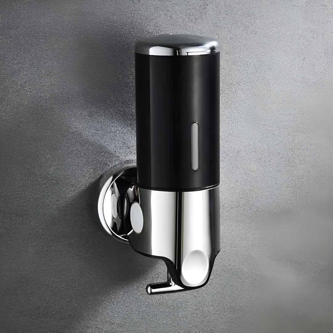 Zeeppompje Wandmontage Messing met Pompje 500ml Goud Zwart Chroom voor Badkamer Keuken Toiletruimte Stijlvol | Sansoti