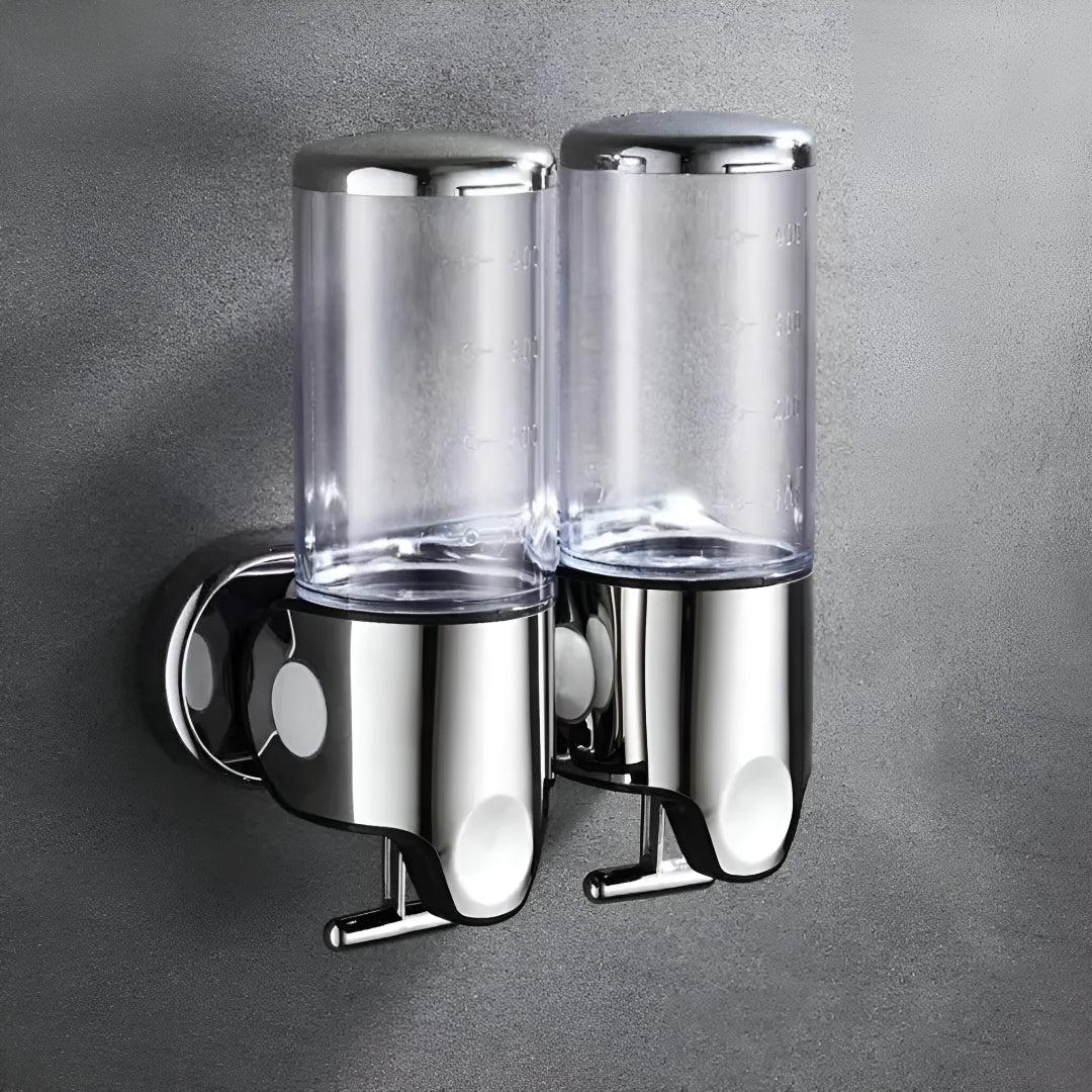 Zeeppompje Wandmontage Messing met Pompje 500ml Goud Zwart Chroom voor Badkamer Keuken Toiletruimte Stijlvol | Sansoti