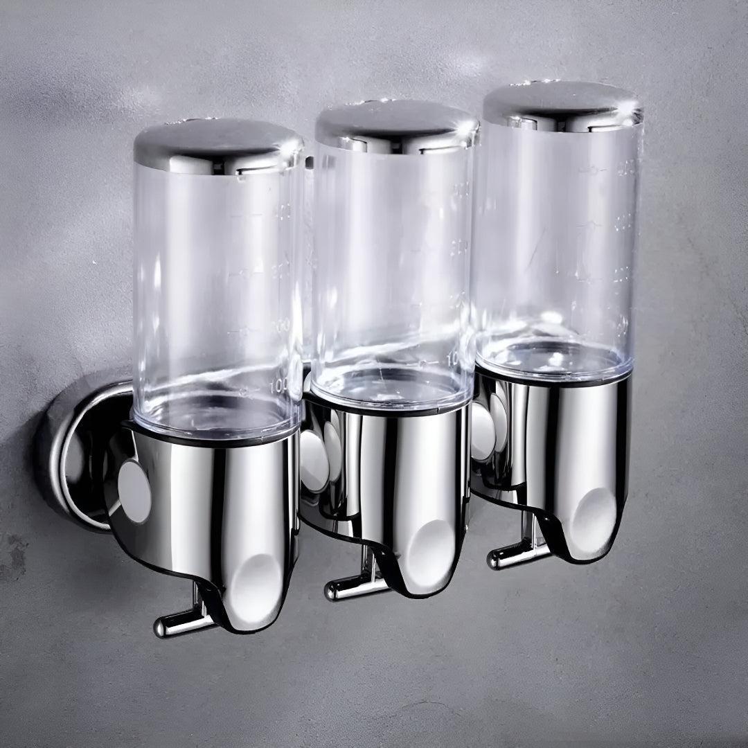 Zeeppompje Wandmontage Messing met Pompje 500ml Goud Zwart Chroom voor Badkamer Keuken Toiletruimte Stijlvol | Sansoti