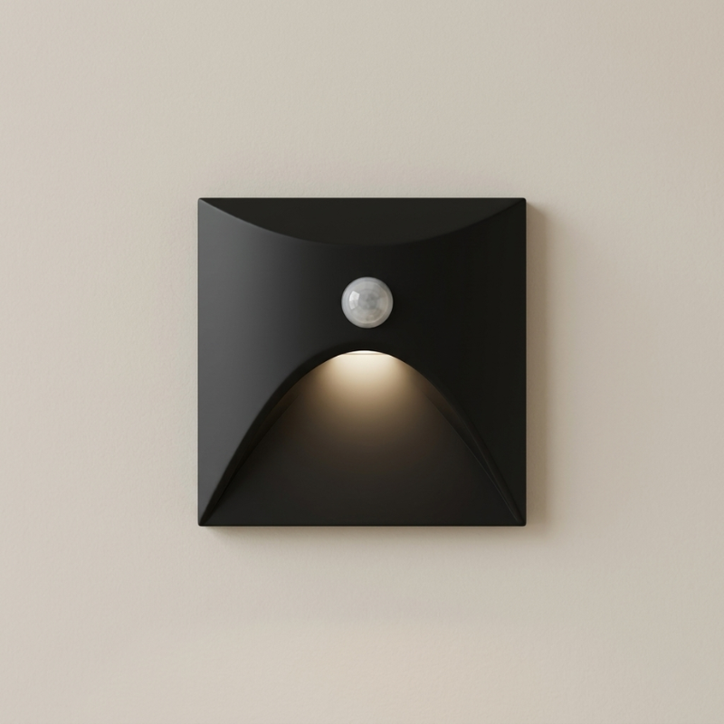 Sensor Wandlamp LED 3W Aluminium IP65 Bewegingsdetectie Buiten Binnen Verlichting | Sansoti