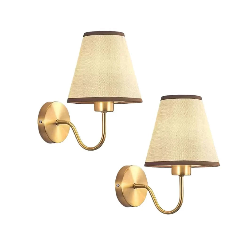 Oplaadbare LED Wandlamp met Afstandsbediening 5W Zwart Goud Accent voor Slaapkamer Hal Woonkamer Draadloze Verlichting | Sansoti