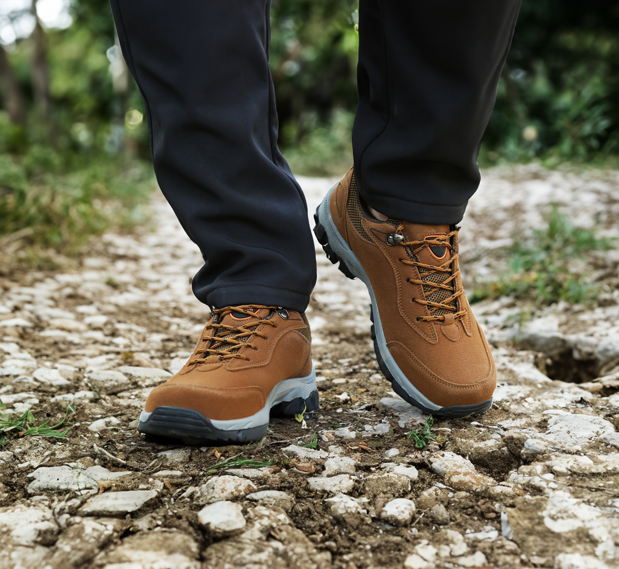 Ergonomische Wandelschoenen met Orthopedische Steun Grijs voor Outdoor en Hiking | Sansoti