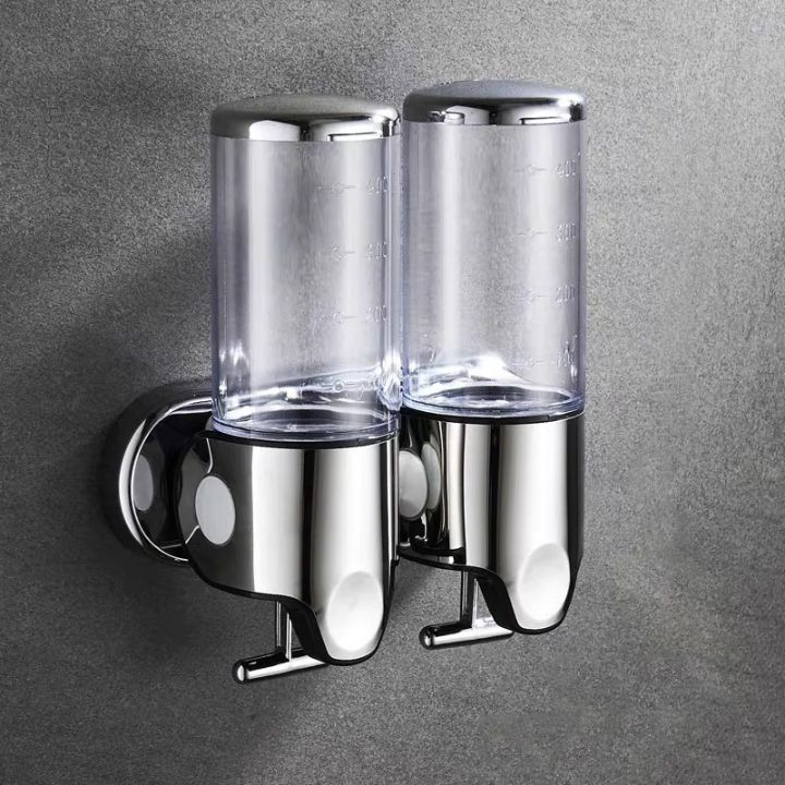 Wall-Mounted Soap Dispenser Stainless Steel Modern Design for Bathroom and Kitchen | Sansoti