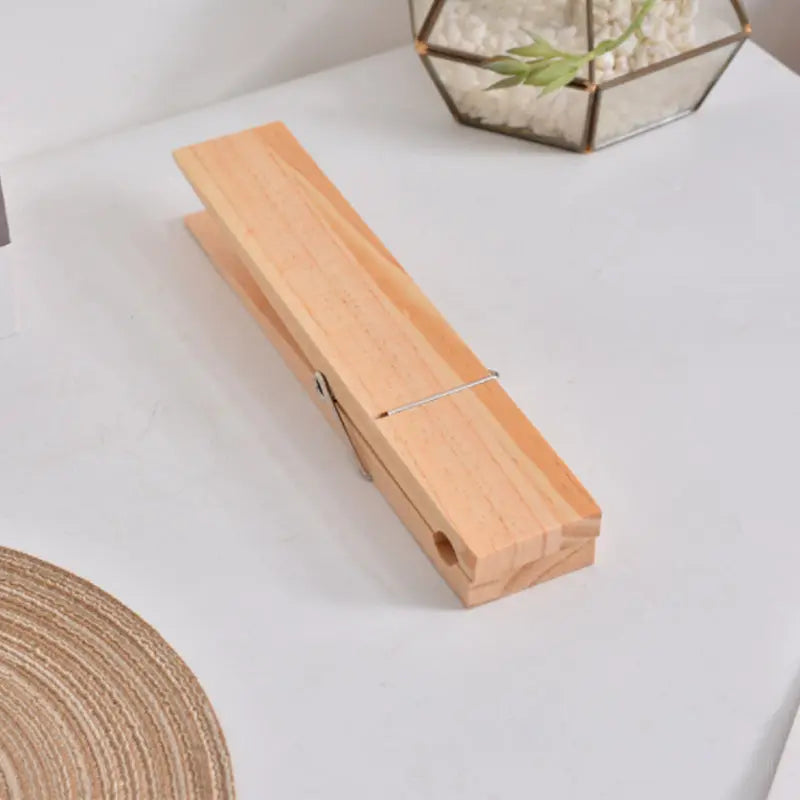 Wandhaak Knijper Hout Handdoekhouder Deur Natuurlijk Design Badkamer Kinderkamer | Sansoti