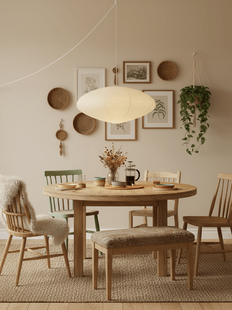 Handgemaakte Washi Papieren Hanglamp – Japans Design met E26/E27 Fitting – Zachte Verlichting voor Woonkamer, Slaapkamer & Eetkamer – Met Montagehaakjes | Sansoti