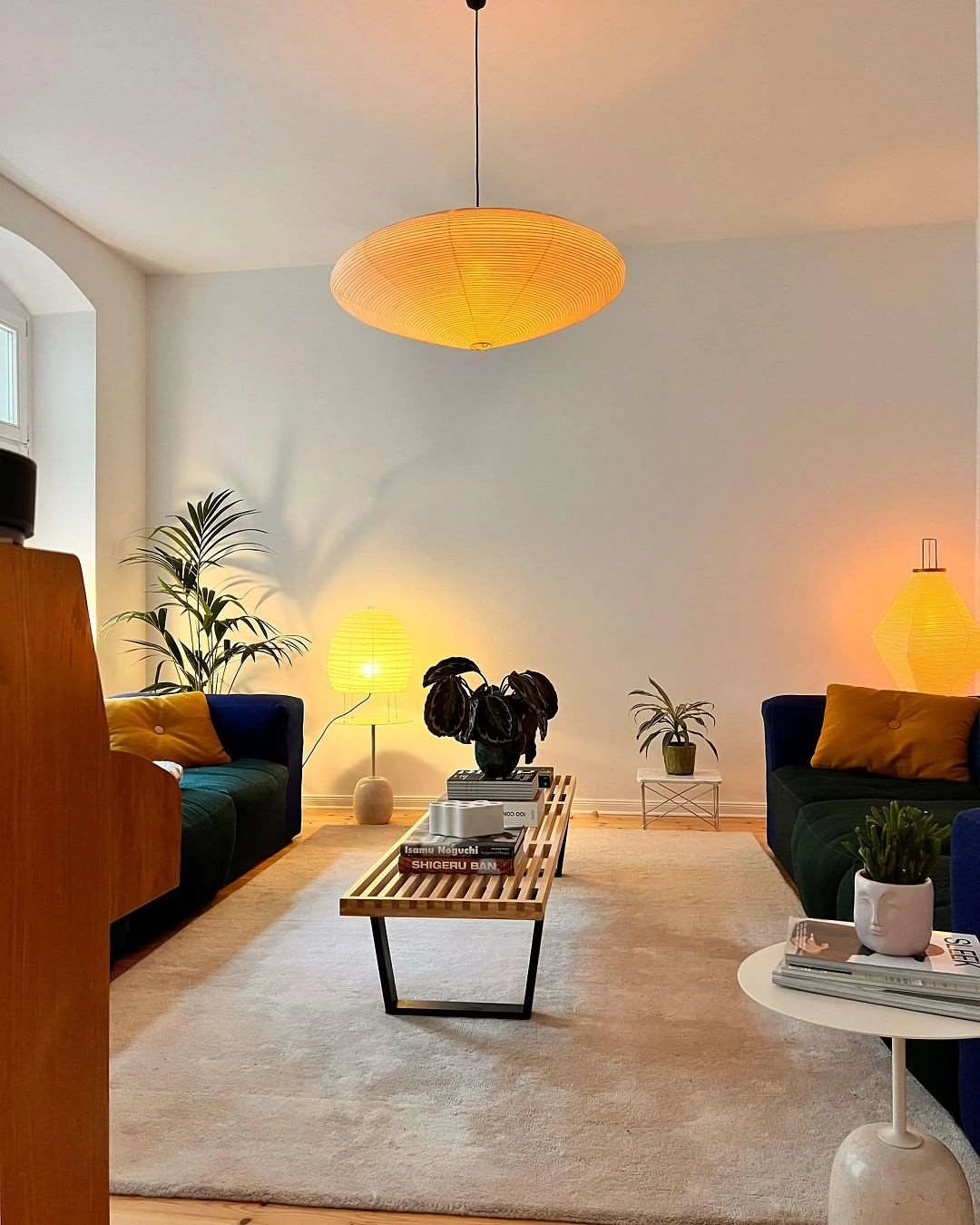 Handgemaakte Washi Papieren Hanglamp – Japans Design met E26/E27 Fitting – Zachte Verlichting voor Woonkamer, Slaapkamer & Eetkamer – Met Montagehaakjes | Sansoti