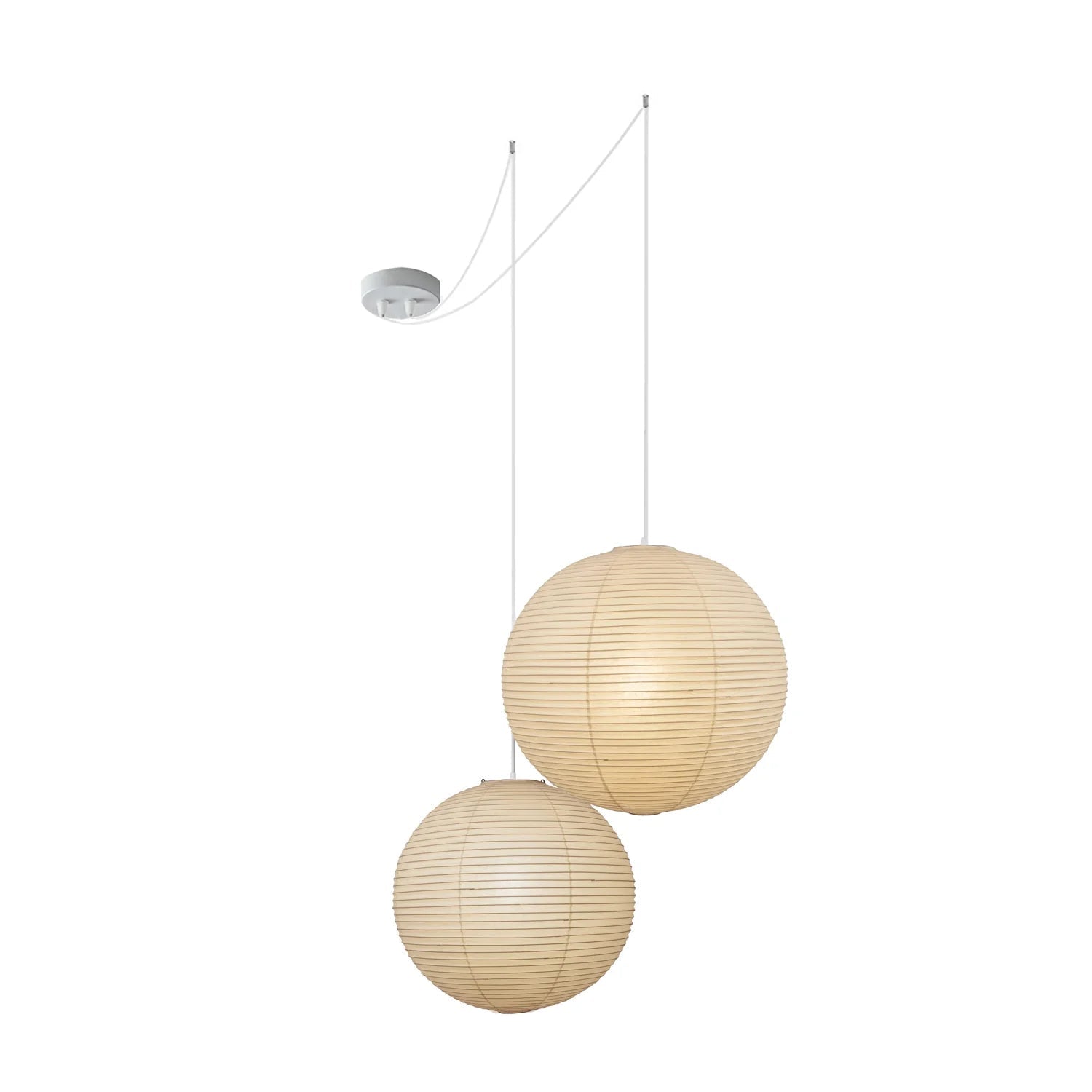 Japanse Mulberry Paper Hanglamp — Handgemaakte Washi Lampenkap Bol Sfeerverlichting | Sansoti