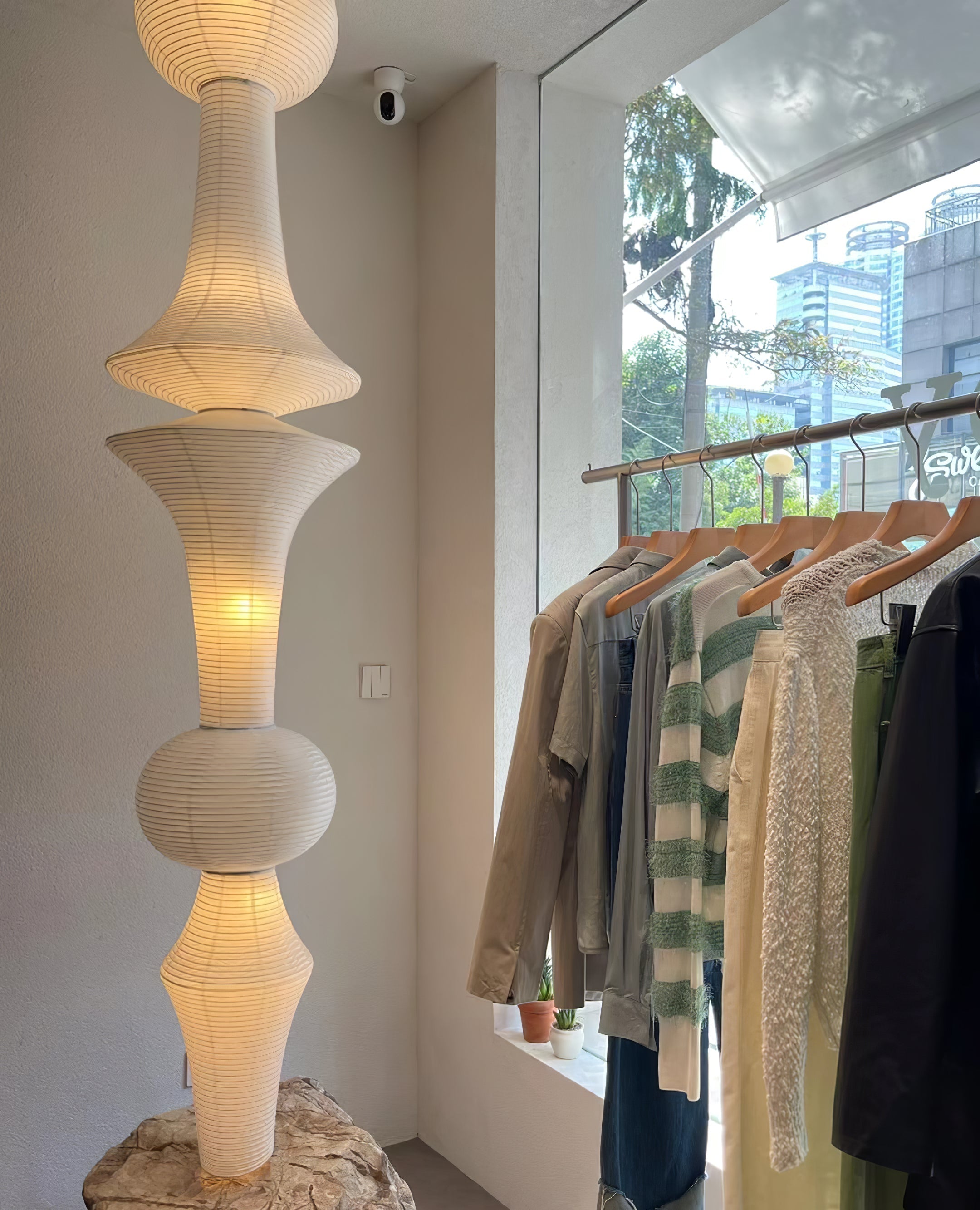 Japanse Hangende Papieren Lamp Zeven Formaten E26/E27 ø33-ø43cm 150-460cm Hoogte Mulberry Washi Moerasschors Translucide Kap Met Handgemaakt Karakter | Sansoti