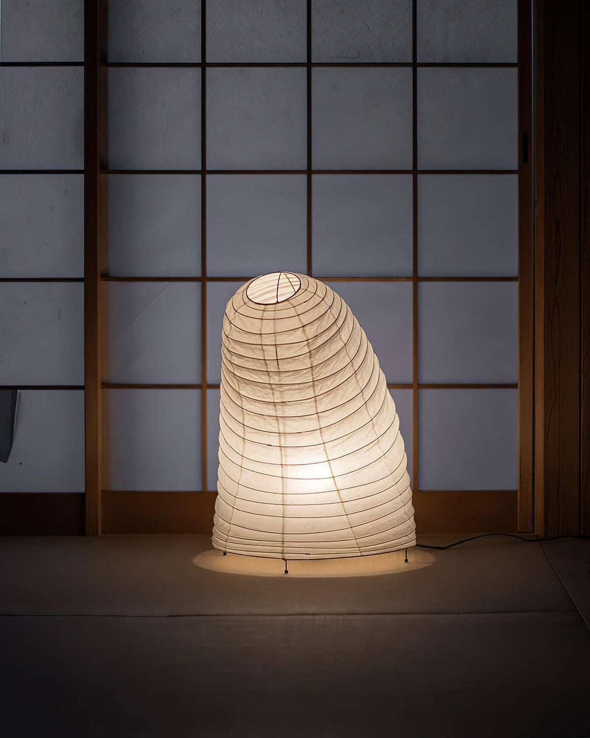 Japanse Lantaarn Tafellamp met Handgemaakt Moerbeipapier Scherm – 8 Maten – E26 Fitting – Plug & Play met 150 cm Snoer – Inspiratie 1951 Akari Lantaarns | Sansoti