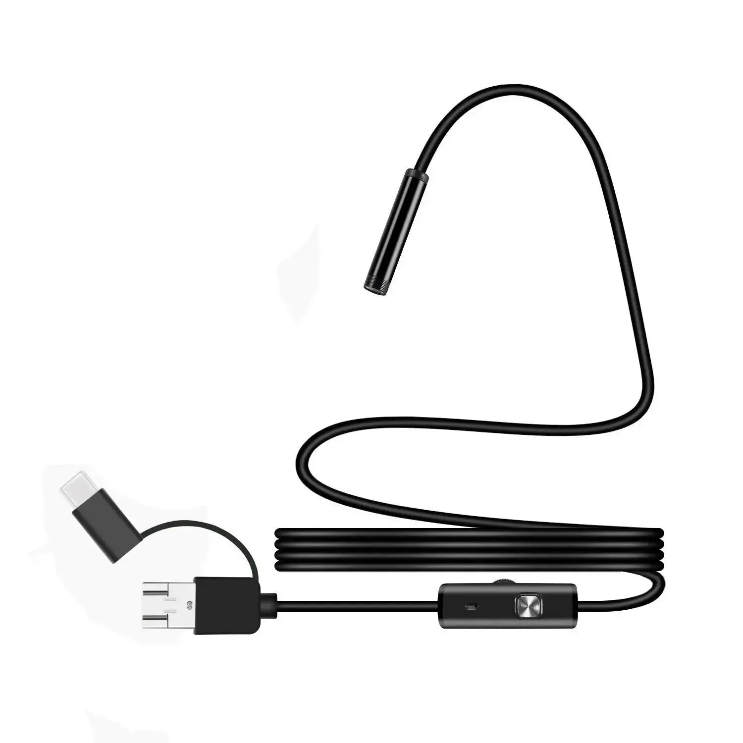 Flexibele Inspectiecamera met LED-verlichting 5,5mm Waterdicht 5m Kabel voor Leidingen en Machines | Sansoti