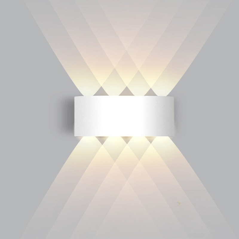 Applique murale extérieure LED étanche avec design aluminium moderne et éclairage haut & bas | Restfield