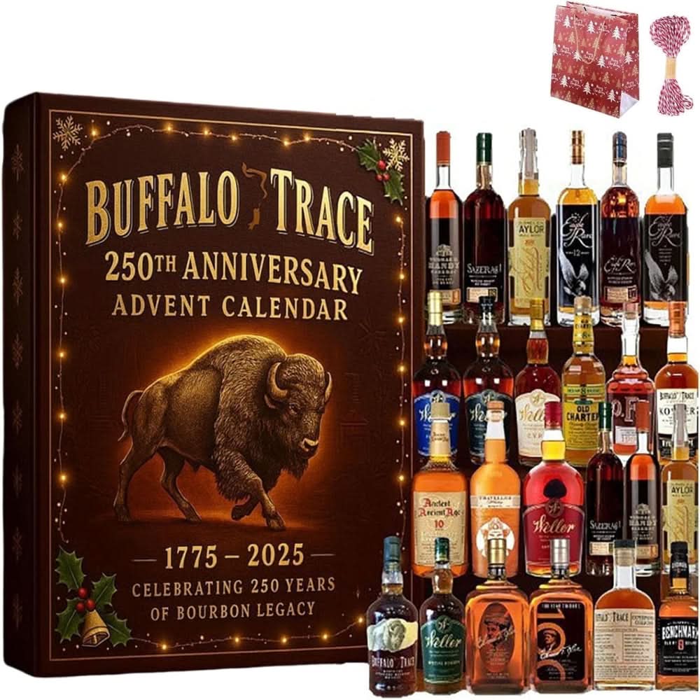Adventskalender Whiskyfläschchen 24 Tage Acryl-Weihnachtsdekoration Miniaturflaschen Feiertage Weihnachtsbaum Advent | Sansoti