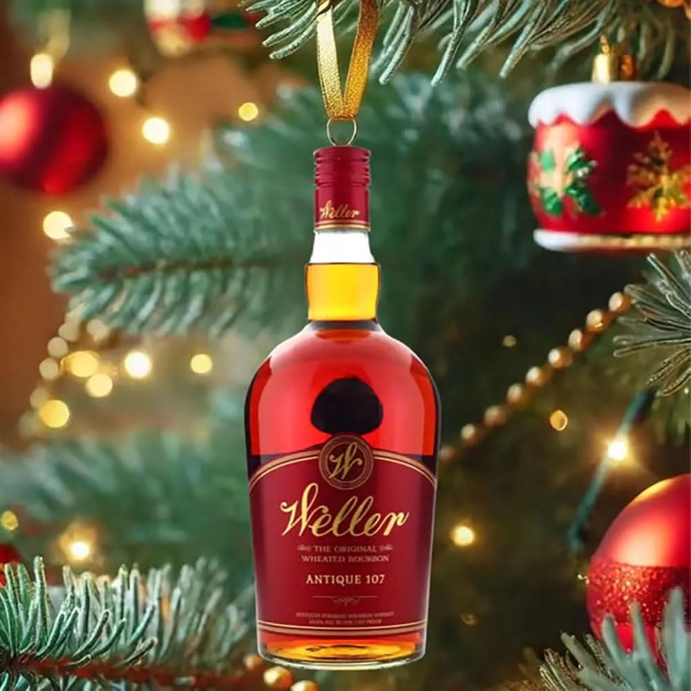 Adventskalender Whiskyfläschchen 24 Tage Acryl-Weihnachtsdekoration Miniaturflaschen Feiertage Weihnachtsbaum Advent | Sansoti
